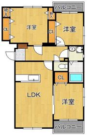 プレステージ桜の間取り画像