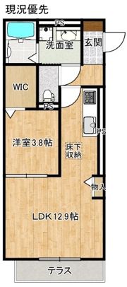 リュール東朝日町の間取り画像