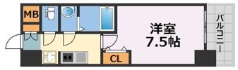 プライムアーバン南森町の間取り画像