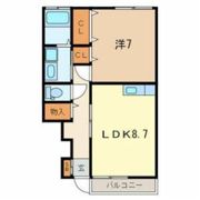 ラッキーヒルズⅡの間取り画像