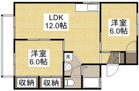 エステートSAKI C棟の間取り画像