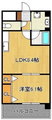 セントラルタイムキムラビルの間取り画像