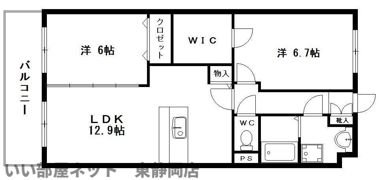 グランストーク上伝馬の間取り画像