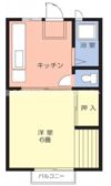 ハイツいなりどAの間取り画像