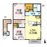 ローズAの間取り画像