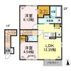 ローズAの間取り画像