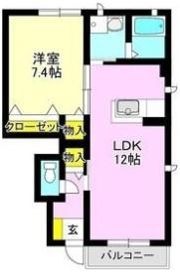 エーデル青葉の間取り画像