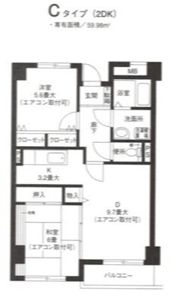 ヒルサイド森の間取り画像