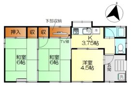 宮首アパートの間取り画像