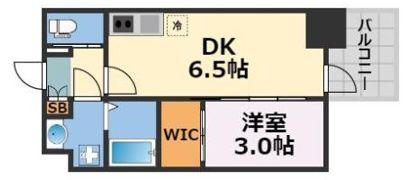 セレニテ堺筋本町リアンの間取り画像