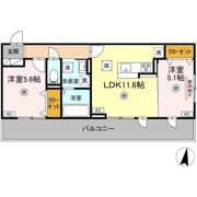 アゼリア水前寺の間取り画像