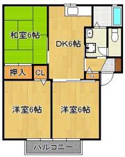 ヴィラ本城IIの間取り画像