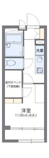 レオパレスフォレスト小倉の間取り画像