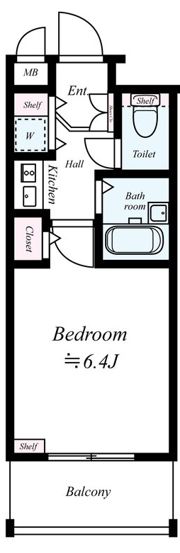 プレサンス内本町の間取り画像