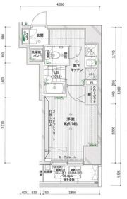 スパシエ横浜吉野町ステーションプラザの間取り画像