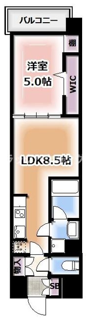 アーバネックス梅田中崎町Ⅱの間取り画像