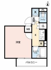 マイナビSTAYミライエ杉並永福町（ルーブル永福町弐番館）の間取り画像