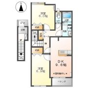 クレアAの間取り画像