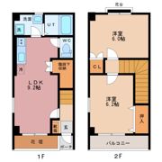 カトルレーヴの間取り画像