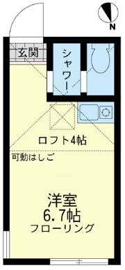 ユナイト渡田東マリアーノの瞳の間取り画像