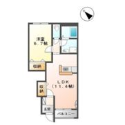 アース・カラーの間取り画像