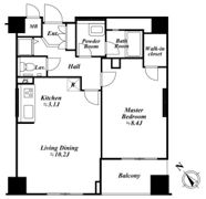 アクロス目黒タワーの間取り画像