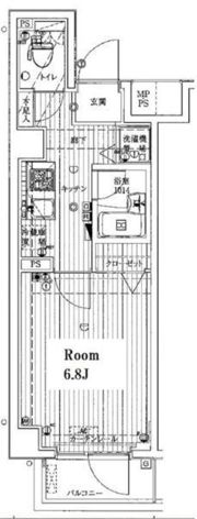 ライズステージ馬込の間取り画像