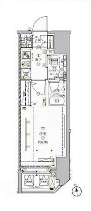 クレイシア秋葉原EASTの間取り画像