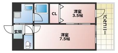 プロスパー江坂479の間取り画像