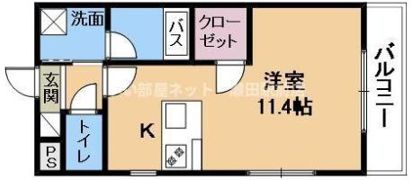 アリエーテ草津の間取り画像