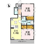 NSハイツⅢの間取り画像
