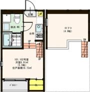 ハーモニーテラス城木町Ⅱの間取り画像