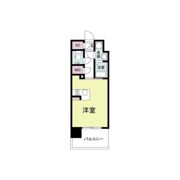 レジュールアッシュ桜宮リバーコートの間取り画像