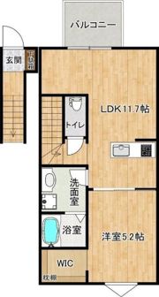 GROOM泗水Aの間取り画像