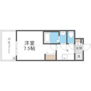 スプランディッド中之島WESTの間取り画像