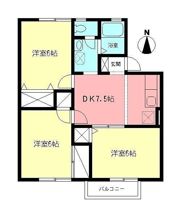 ソシアレジデンスBの間取り画像