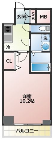 エスリード福島第5の間取り画像