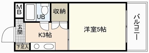 第五若宮ビルの間取り画像