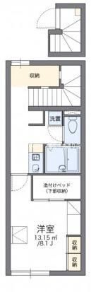 レオパレス中央町の間取り画像