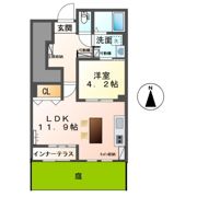 仮）北久原新築アパート 令和8年3月末完工予定の間取り画像