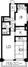 ユーハウス引山の間取り画像