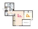 （仮称）東原1丁目アパートの間取り画像