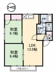 パークサイド・イズミ D号館の間取り画像