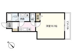 クレール比治山の間取り画像