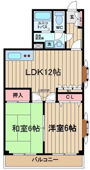 グランデエルの間取り画像