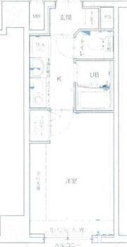 エスリード東天満第2の間取り画像