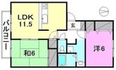 セントラルコート鷹子の間取り画像