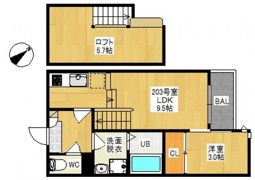 GRANDTIC L3 国富の間取り画像