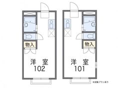 レオパレスルミエールの間取り画像