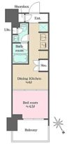 ウエリスアーバン水天宮前の間取り画像